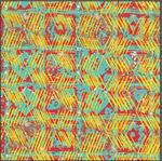 斑驳抽象彩绘几何涂鸦矢量图案