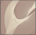 抽象几何曲线表现立体空间矢量图