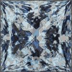 抽象密集立体几何体矢量图