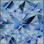 抽象密集立体几何体矢量图