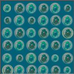 幻彩斑驳抽象球体涂鸦矢量图案