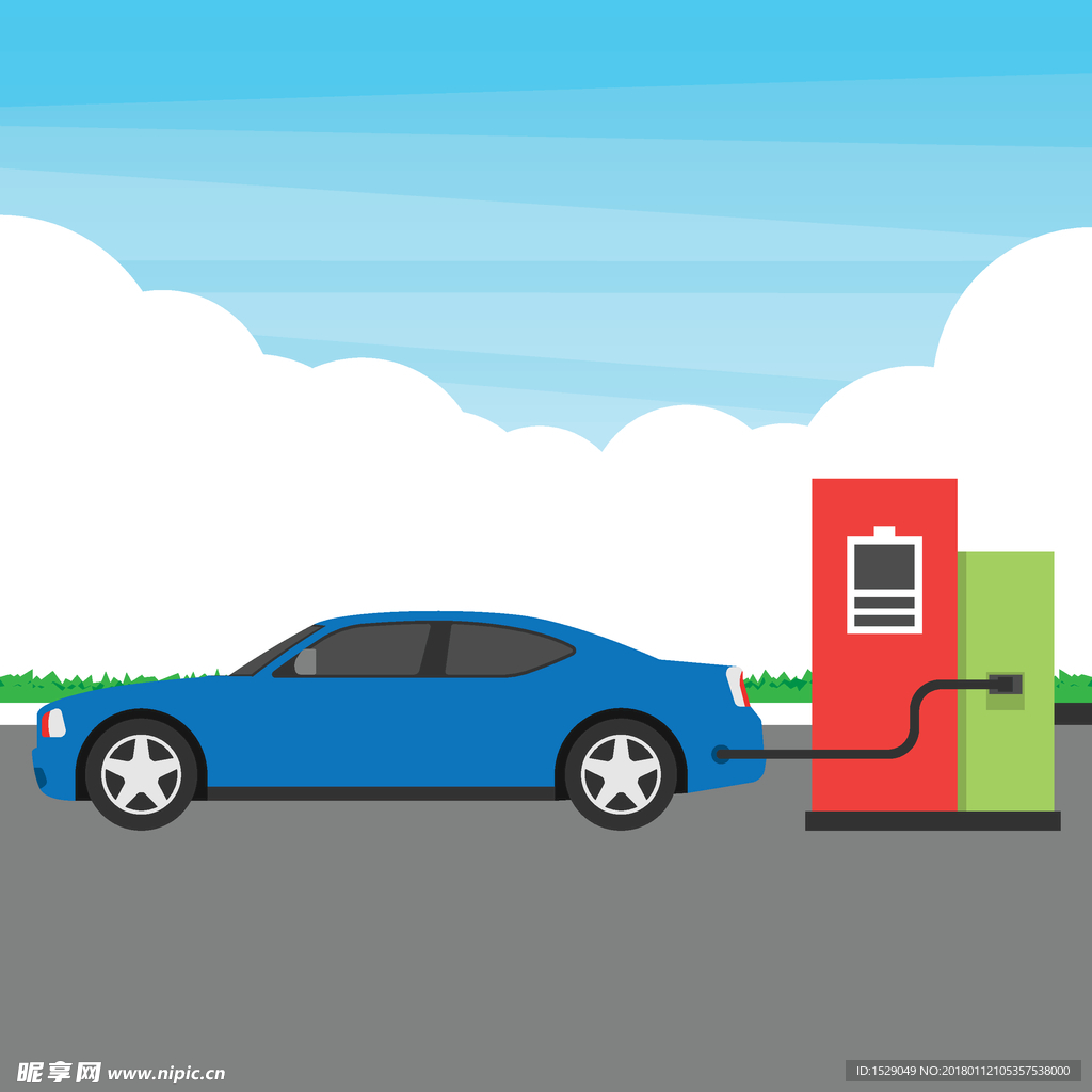 汽车充电矢量