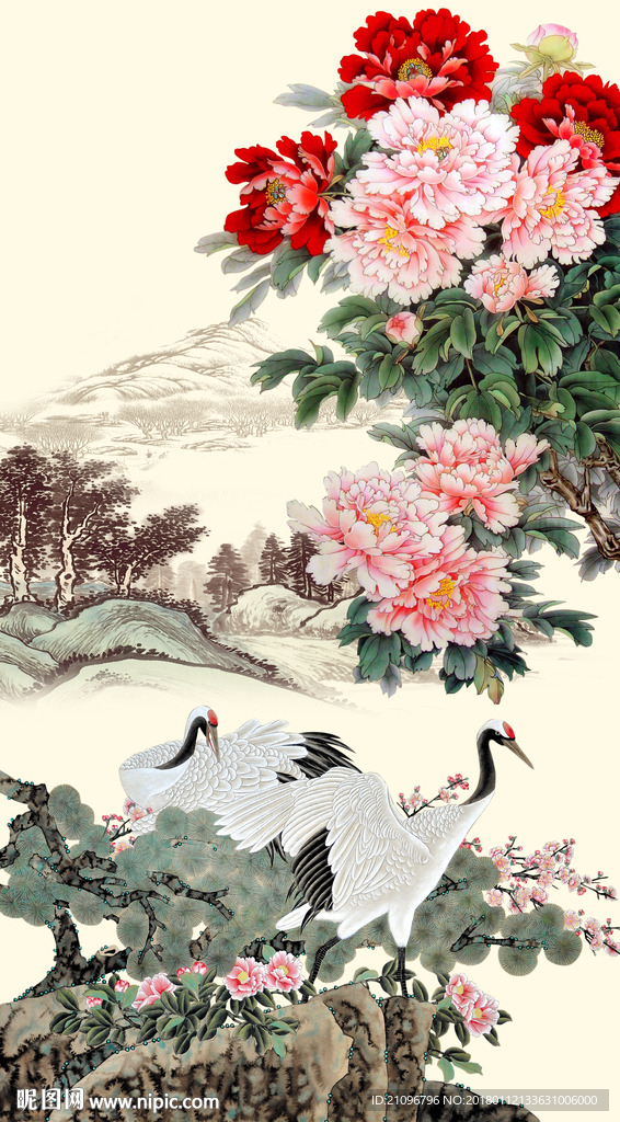 牡丹玄关