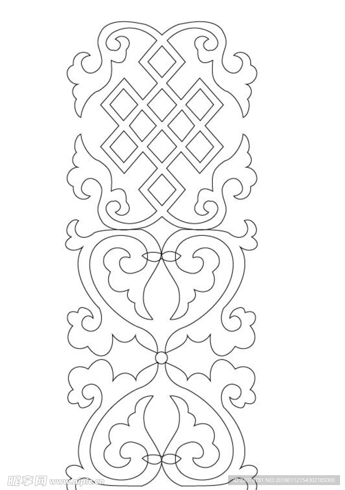 镂空花纹