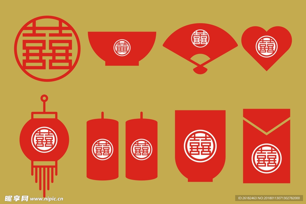 喜庆双喜