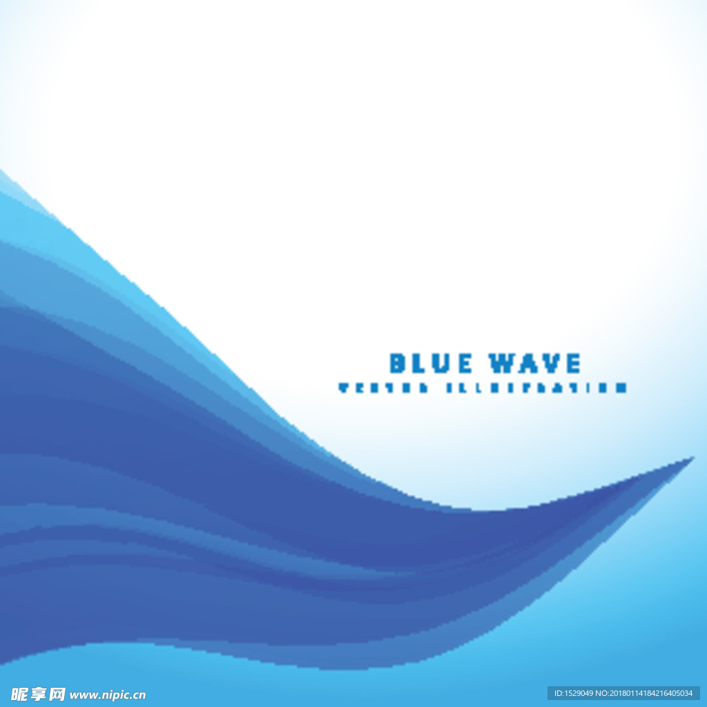 蓝色曲线底纹