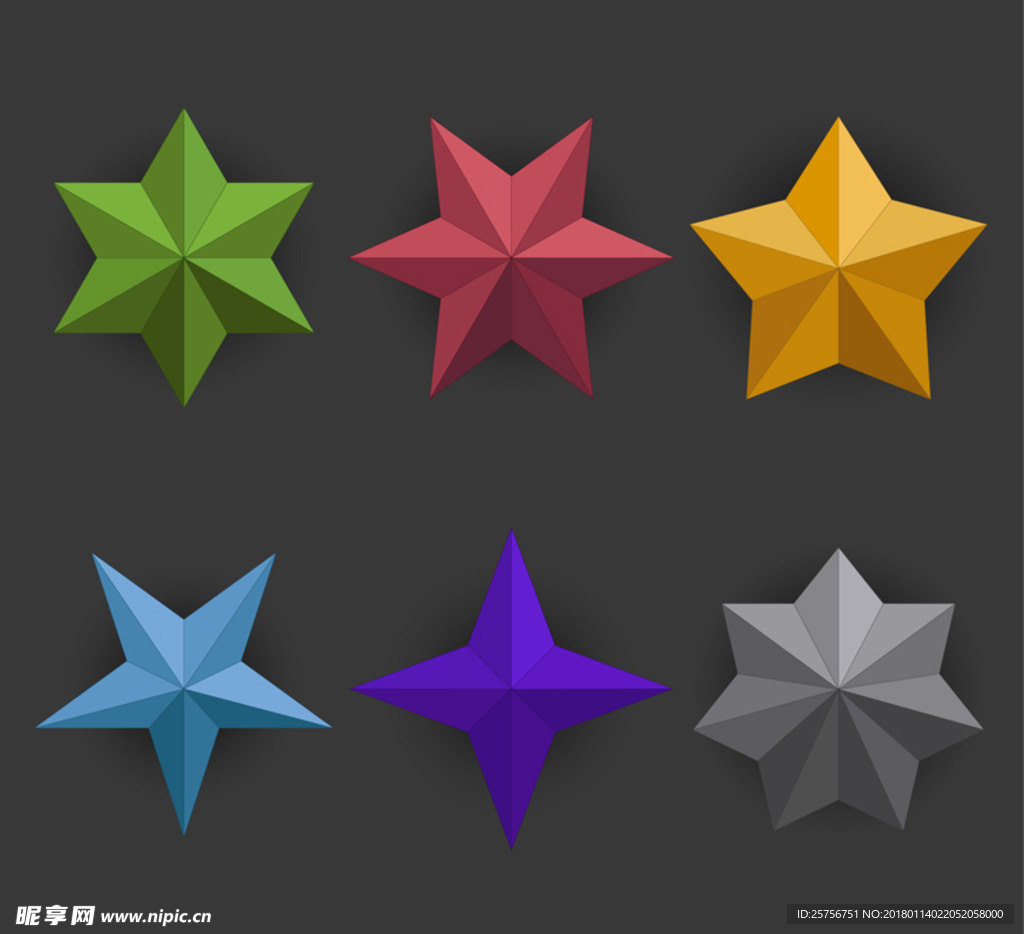 彩色星星设计片