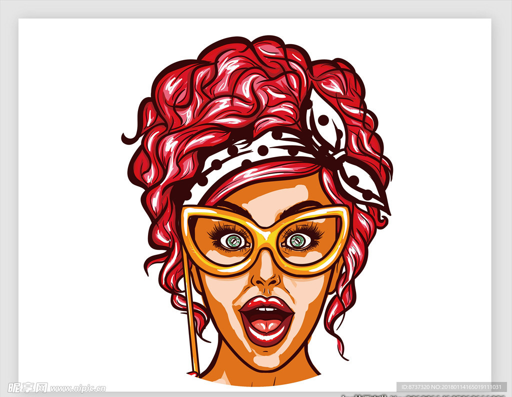 矢量卡通手绘人物图片