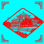 风景剪纸