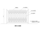 围栏栏杆示意图
