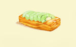 手绘美食插画桌面壁纸