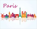 城市剪影巴黎