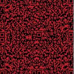 数码二维码风格矢量图案