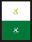 H为原型的logo