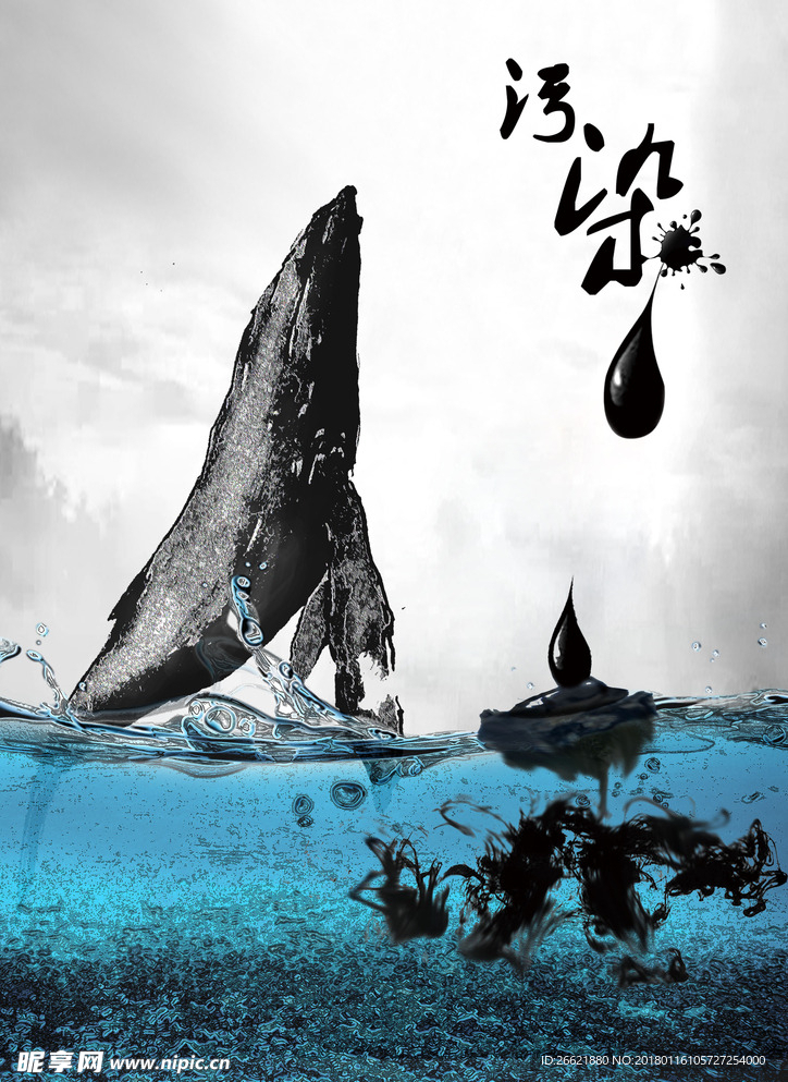 污染的海洋