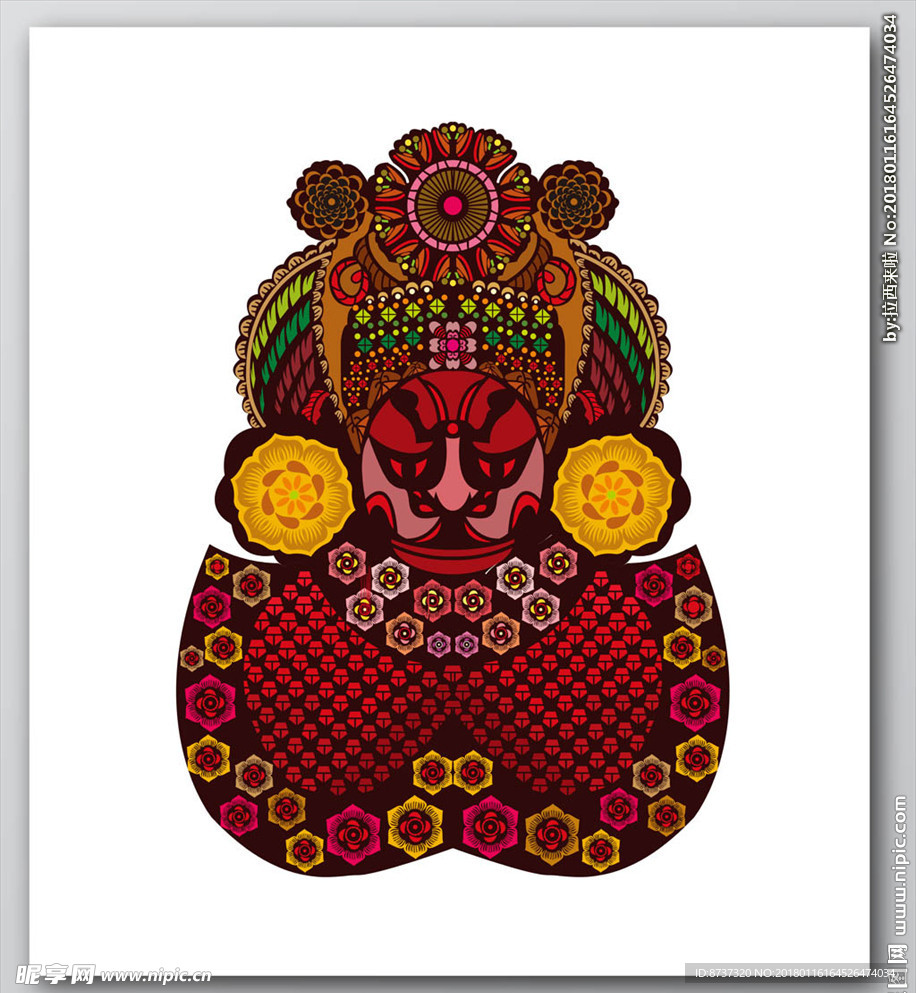 矢量手绘艺术图案图片