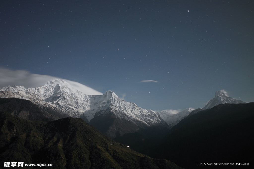 雪山美景图片