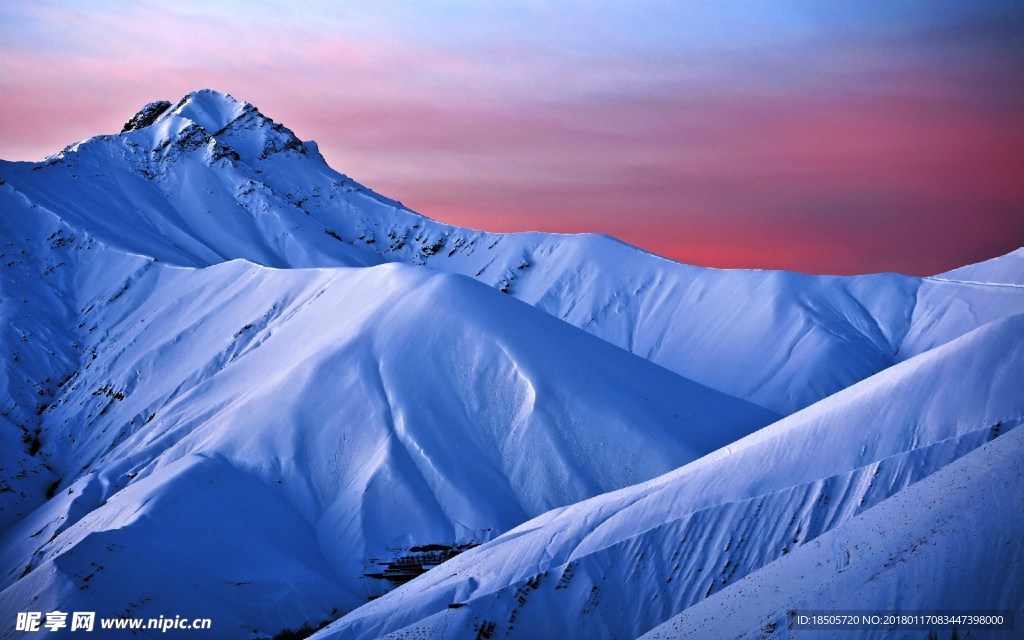 雪山美景图片