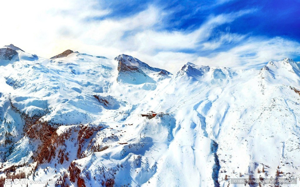 雪山美景图片