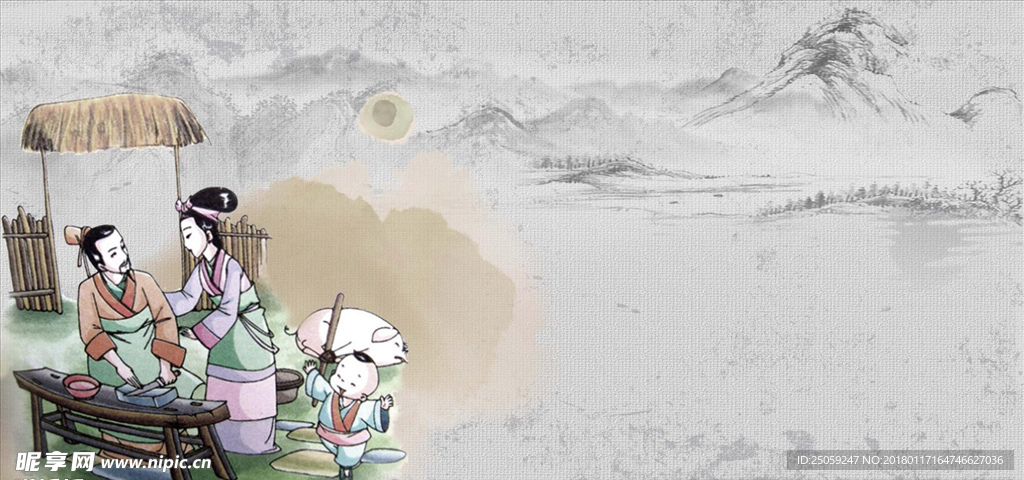 古代人物背景
