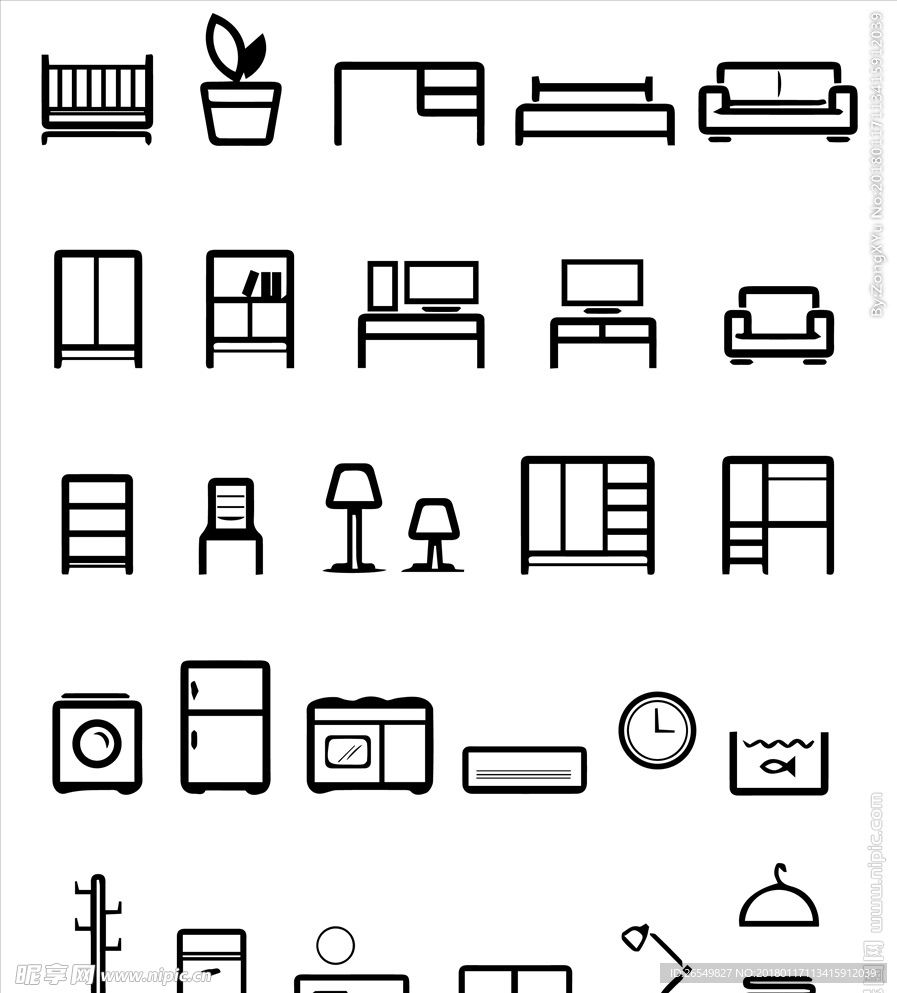 家具线图