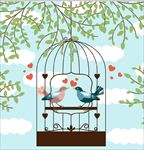 手绘花鸟图片