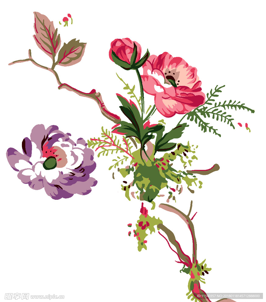 花工笔画