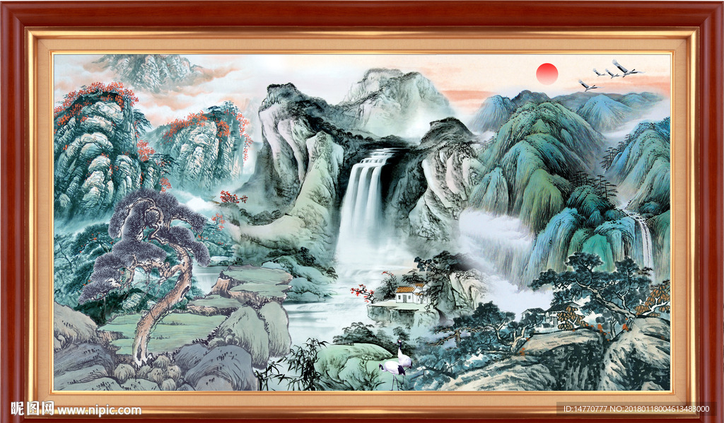 国画山水