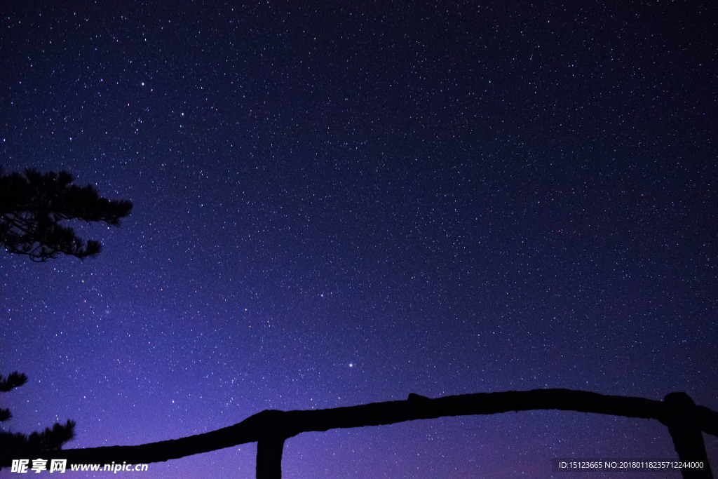 黄山星空