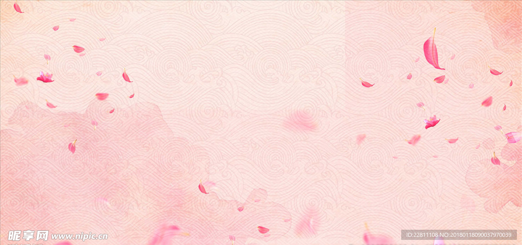 浪漫粉色背景图片