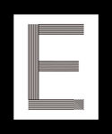 E e 字母创意设计 创意字体