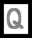 Q q 字母创意设计 创意字体