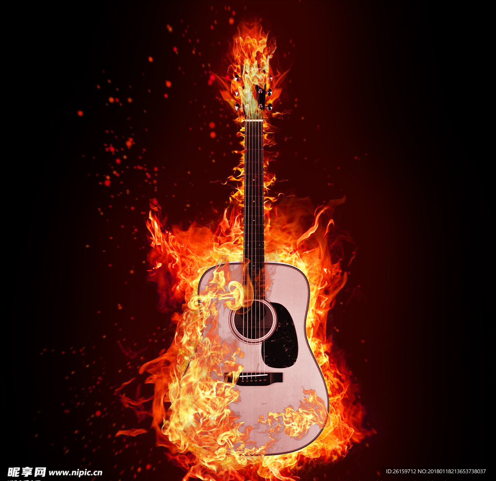 C4D练习-吉他（KS渲染）|平面|海报|huali123500 - 原创作品 - 站酷 (ZCOOL)