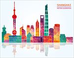 城市剪影上海