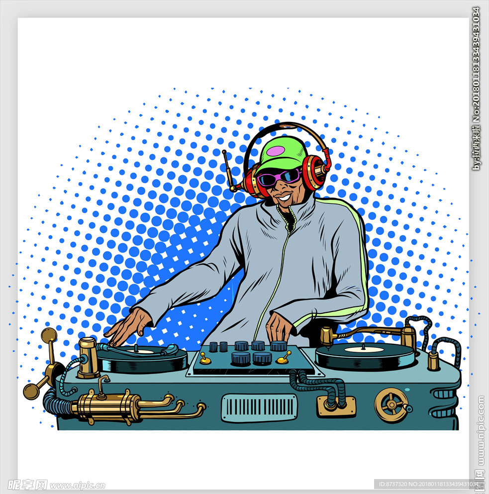 矢量卡通手绘人物图片