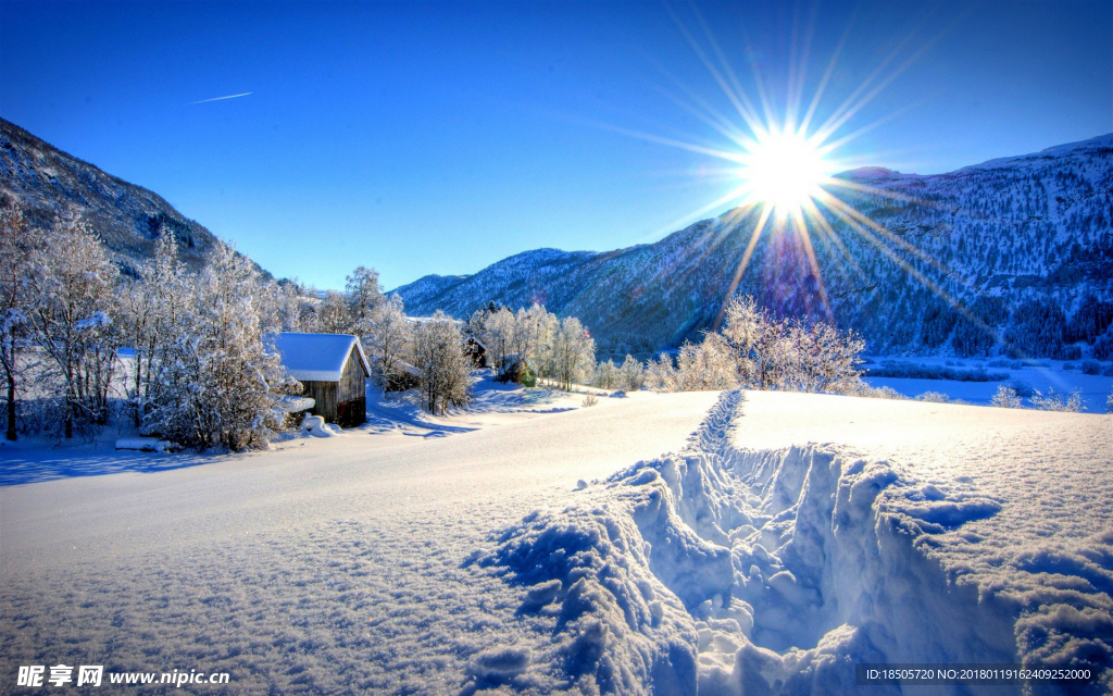 唯美雪景