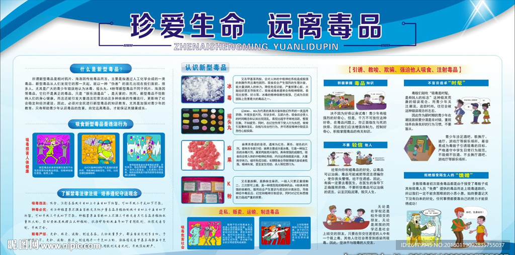 禁毒展板