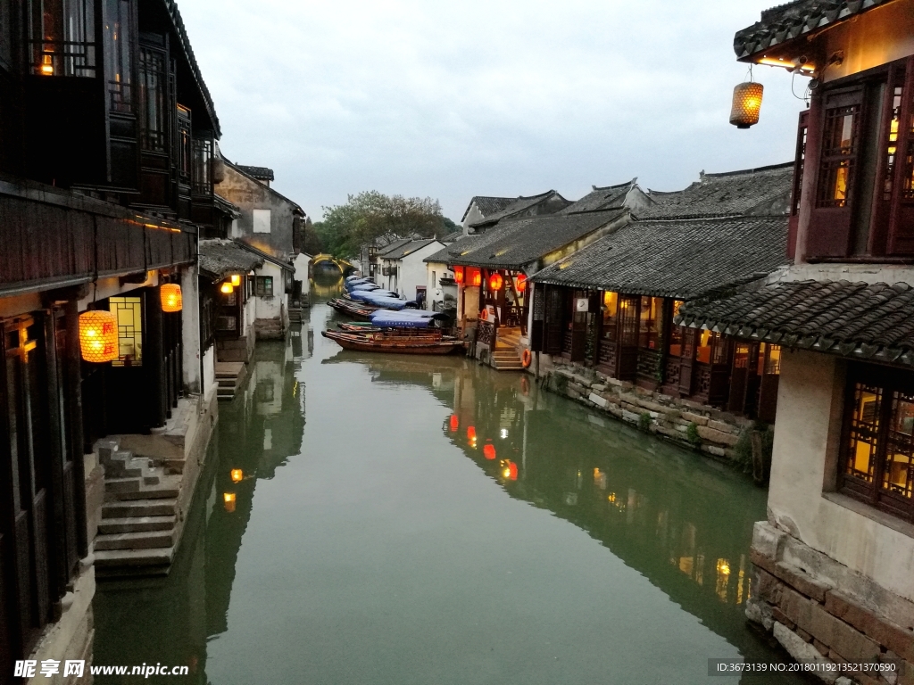 风景自然风景江南水乡徽州烟云蒙蒙高清壁纸_图片编号78979-壁纸网