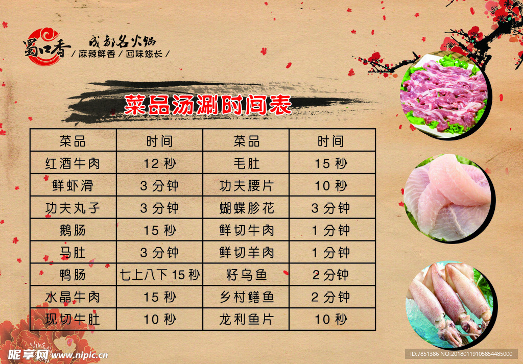 火锅单
