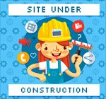 卡通快乐的建筑粉刷插图