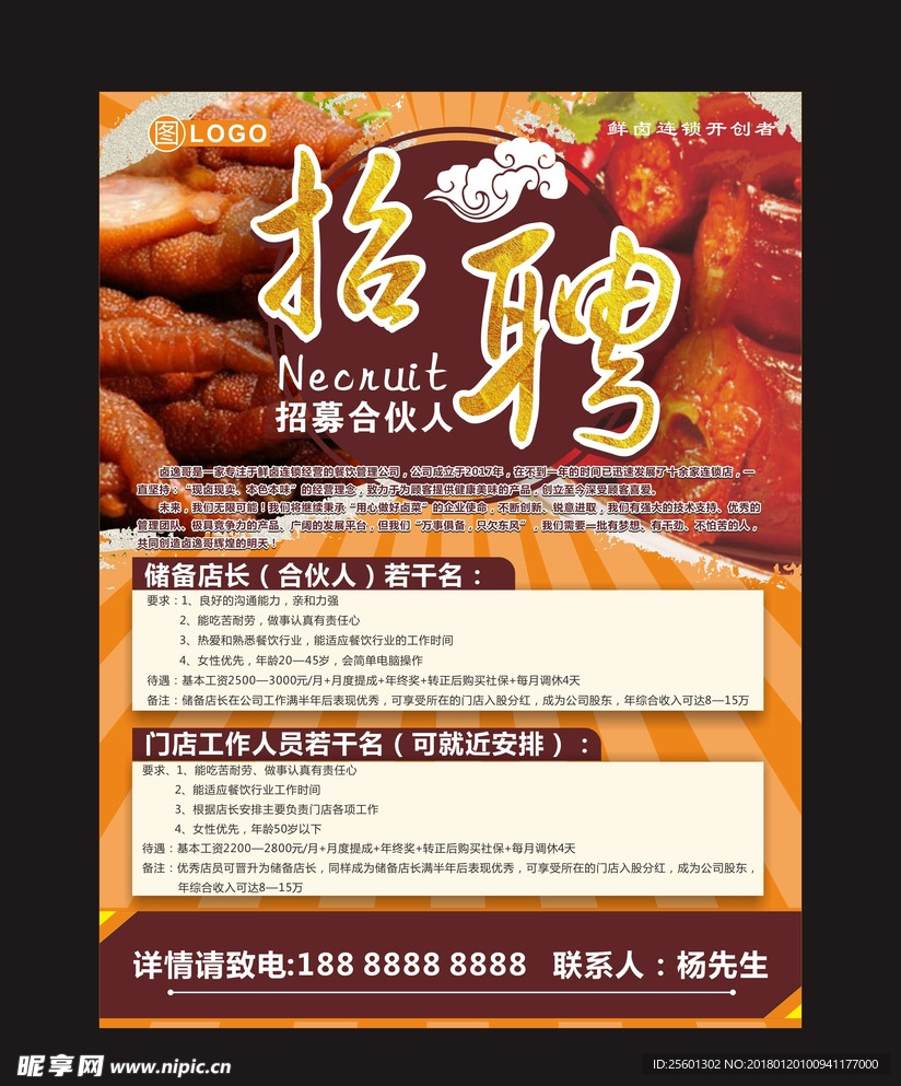 卤味 卤肉 招聘