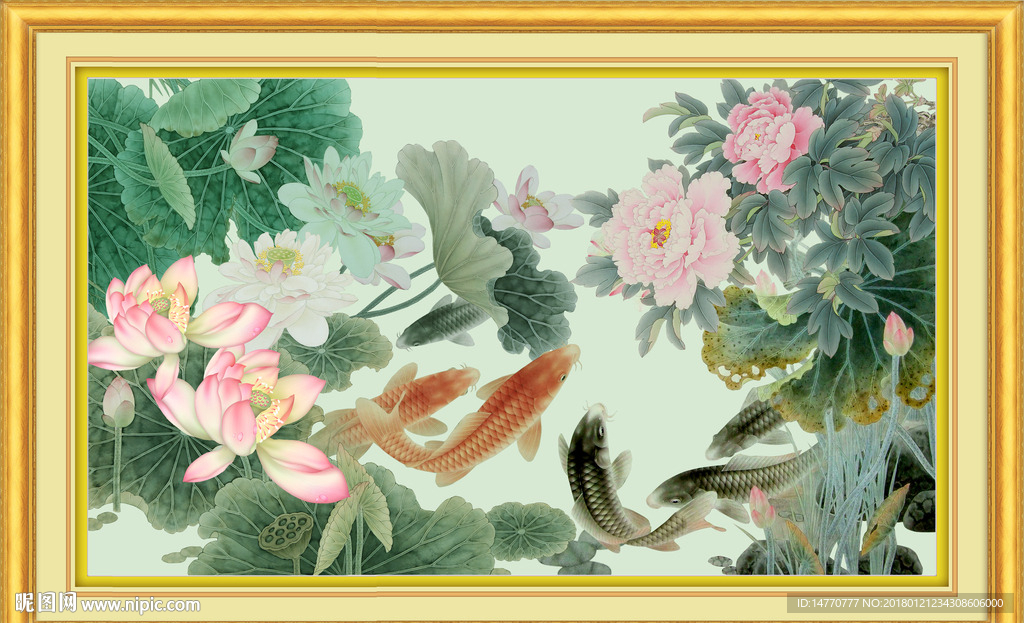荷花图