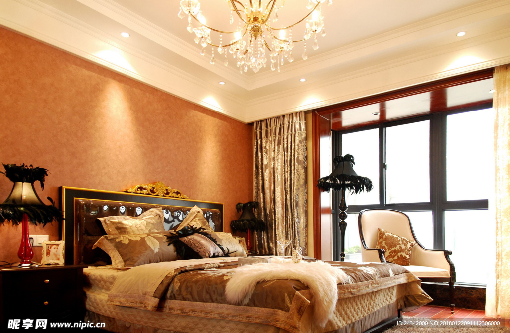 欧式风格装饰实景图