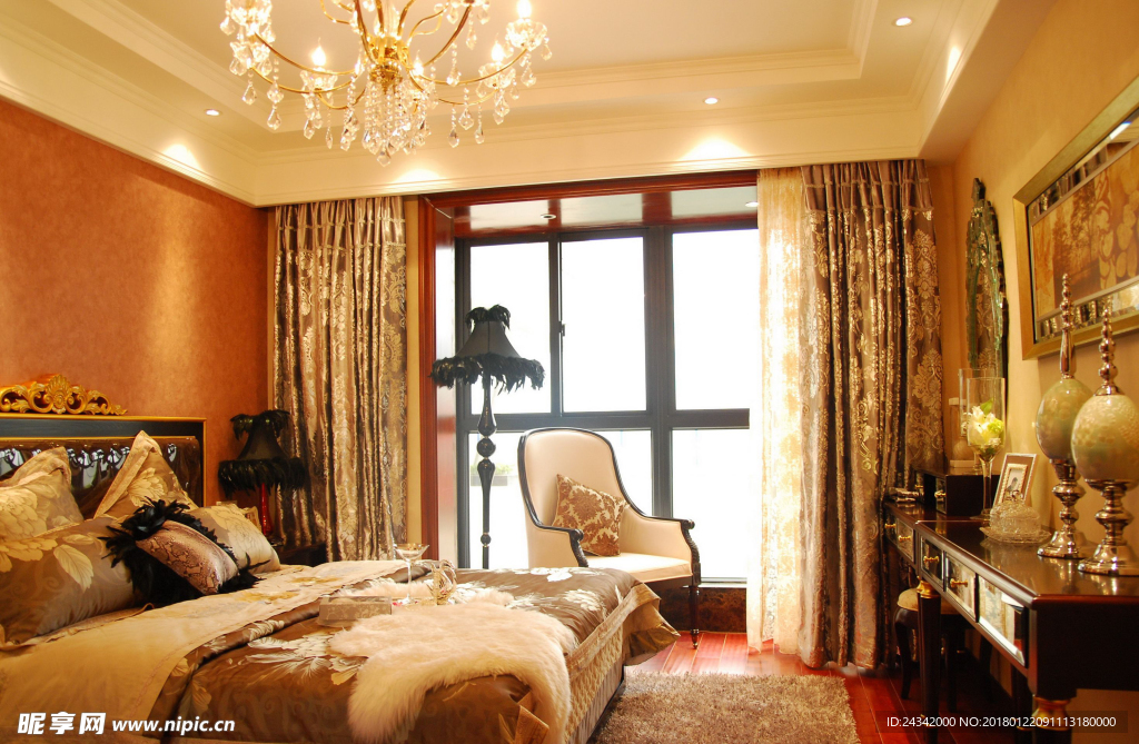 欧式风格装饰实景图