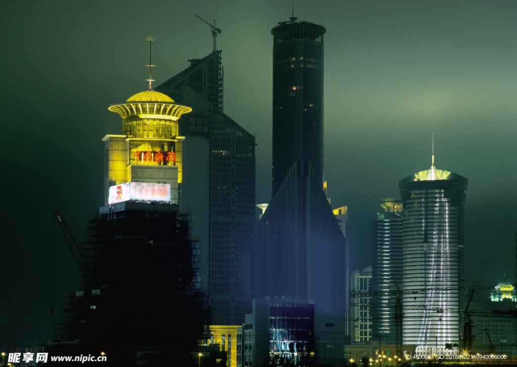 建筑摄影图片  都市霓虹图片