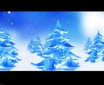 冬天雪地下雪圣诞节场景