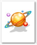 太空知识卡通星球