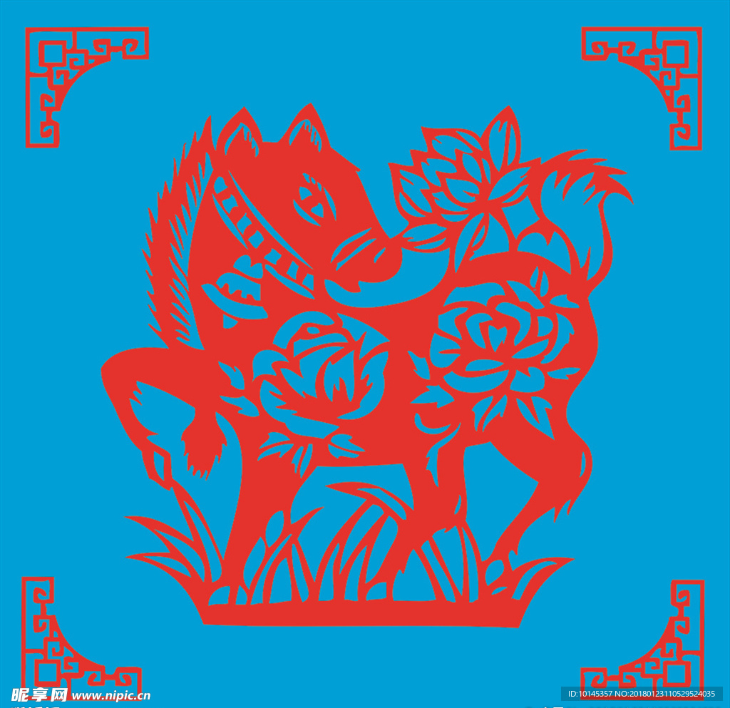 马剪纸