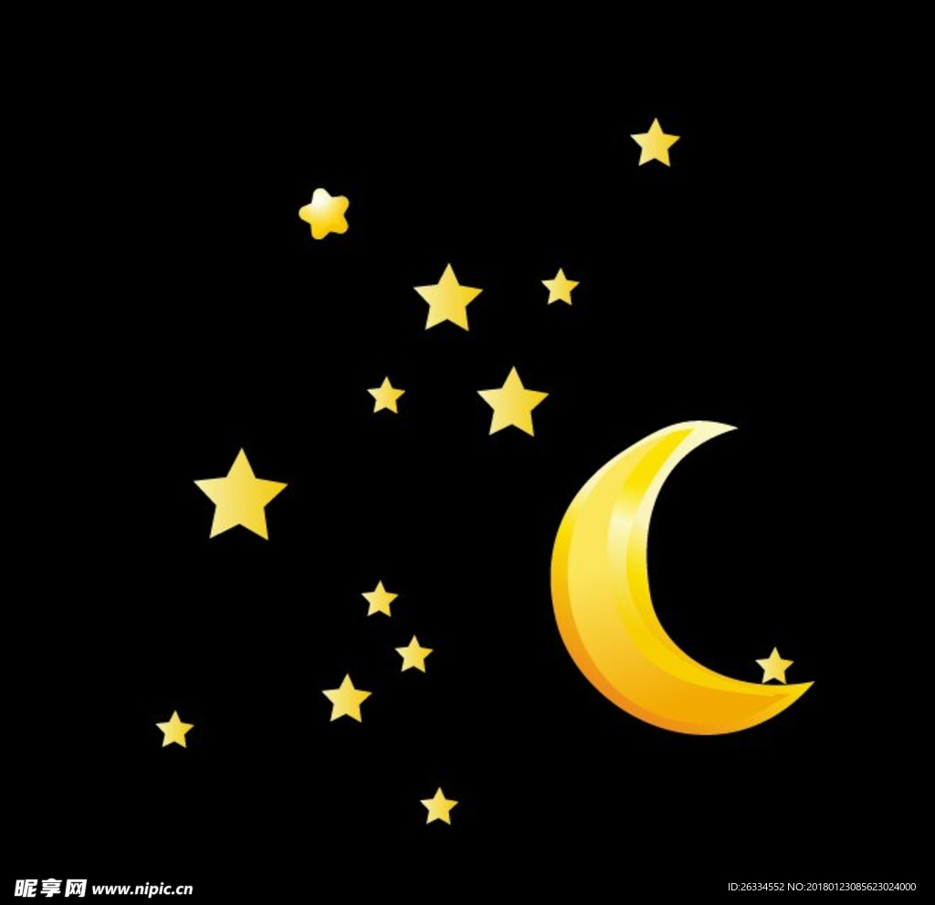 月亮星星