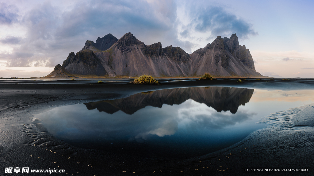 中国风山水风景